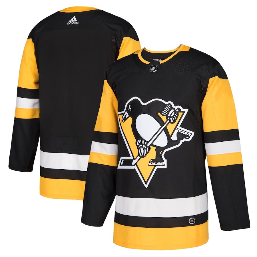 Maillot authentique Primegreen des Penguins de Pittsburgh pour jeunes, noir, domicile